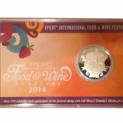 Best deal 🔔 Disney Collectors Coin - Epcot Food And Wine Festival - 2014 🌟