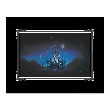 Discount ???? Disney Art Print - Cinderella Castle - 40 Magical Years ???? 1 Discount ???? Disney Art Print - Cinderella Castle - 40 Magical Years ????
