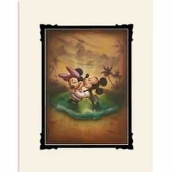 Deals ???? Disney Art Print - Mickey And Minnie - Life With You Is A Dream ❤️