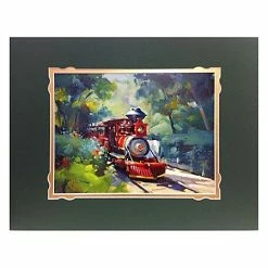 Coupon ???? Disney Art Print - Frontierland Approach Deluxe Print On Paper ????