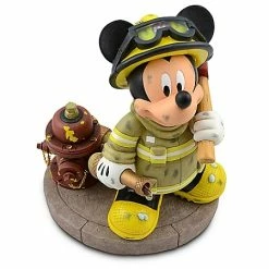 Outlet 👍 Disney Medium Figure Statue - Fireman - Mickey Mouse 👍