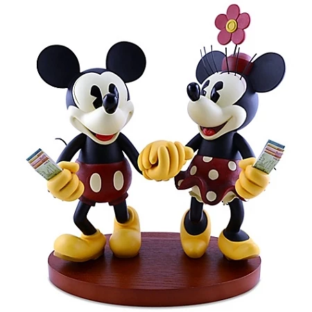 Best Pirce β Disney Medium Figure Statue - Pie-Eyed Minnie Mouse And Mickey Mouse π