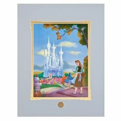 Best Pirce 👍 Disney Art Print - Cinderella's Dream Castle - By Larry Nikolai 🎁
