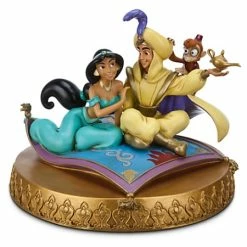 Promo ???? Disney Medium Figure Statue - Aladdin And Jasmine ✨