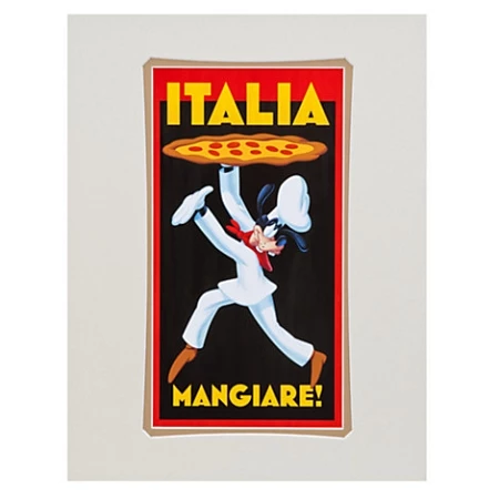 Coupon ???? Disney Art Print - Pizza Goofy - Italia Mangiare By Brian Blackmore ???? 1 Coupon ???? Disney Art Print - Pizza Goofy - Italia Mangiare By Brian Blackmore ????