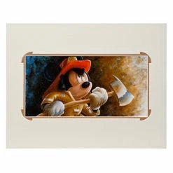 Cheapest ???? Disney Art Print - Mickey Mouse ''Fire Fighter Mickey'' By Darren Wilson ????