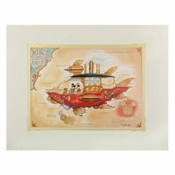 Flash Sale ???? Disney Art Print - Mickey Mouse - Mickey's Steam Powered Airship ????