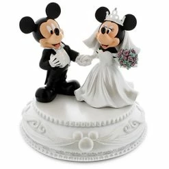 Coupon ???? Disney Medium Figure Statue - Mickey And Minnie Mouse Wedding ✨