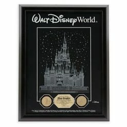 Best reviews of 🥰 Disney Glass Panel - Cinderella Castle Etched - Disney World - 24K 🧨