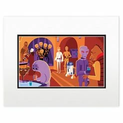 Best deal 🤩 Disney Art Print - Shag Star Wars Cantina - Right Side 🎉
