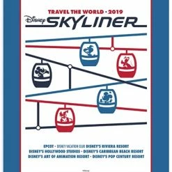 Budget 🧨 Disney Deluxe Art Print - Disney Skyliner - Walt Disney World 😀