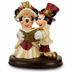Budget ???? Disney Medium Figure - Victorian ???? Christmas Minnie And Mickey Mouse ????