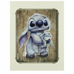 Outlet ✔️ Disney Wilson Art Print - Toad Hug - Stitch And Toad 😀