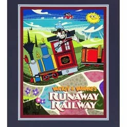 Brand new 🌟 Disney Art Print - Mickey & Minnie's Runaway Railway ✔️