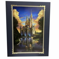 Best Sale 🥰 Disney Art Print - Magical Reflections - 50th Anniversary 😉