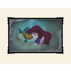 Promo ⭐ Disney Noah Art Print - The Little Mermaid - Ariel And Flounder 🛒
