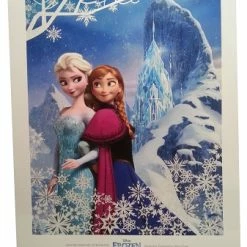 Best reviews of ???? Disney Frozen Lithograph - Elsa And Anna With Ice Castle ????